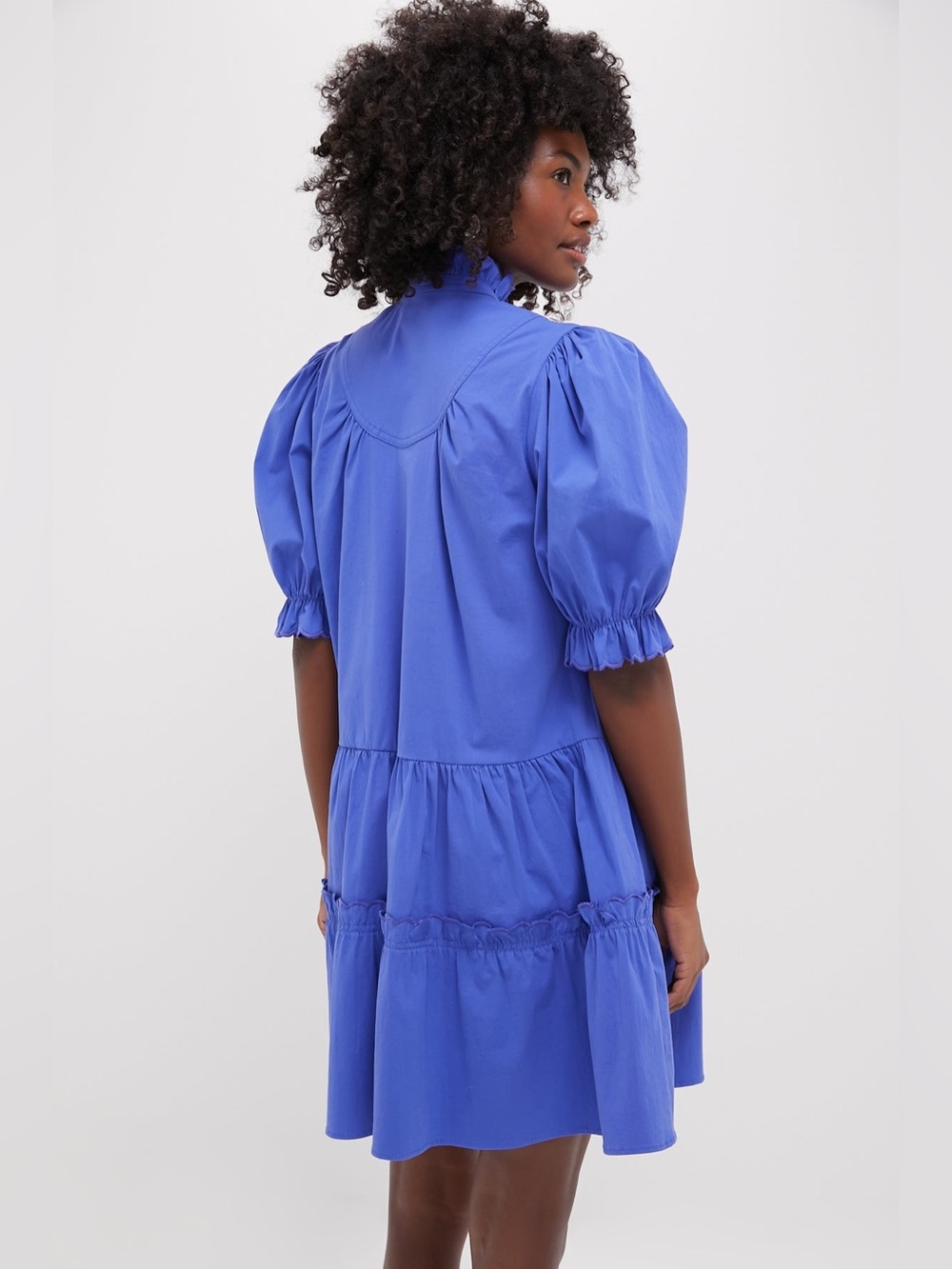 Tuckernuck Pomander Place Azure Blue Selena Mini Dress, NWT size xsmall - Picture 2 of 9